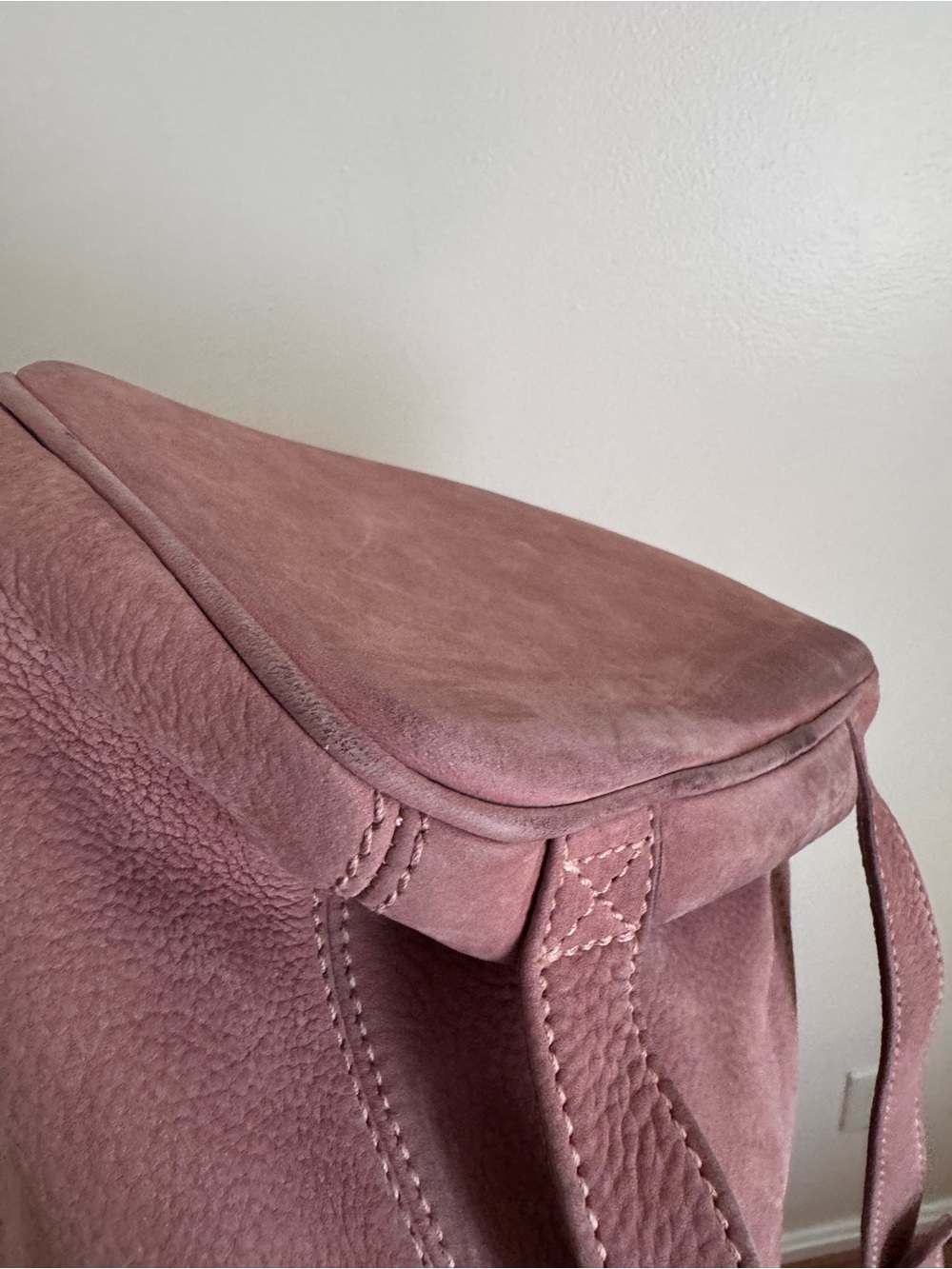 Vintage Coach Nubuc Sonoma Small Backpack (4938) in Rose Pink - Picture 8 of 16